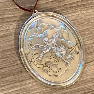 Oneida heirloom sterling angel ornament vintage